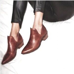 Steve Madden women's brown leather Austin bootie